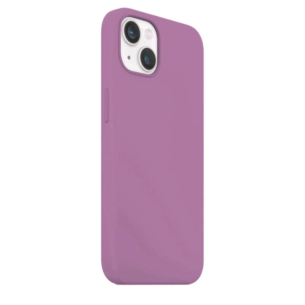 Liquid Silicone Microfiber Slim Soft Touch Phone Back Case for Apple iPhone 16 Seris iPhone 16 Pro Max / Purple - Ktusu