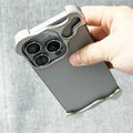 Minimalist Frame Bumper Case With Camera Lens Protector for Apple iPhone - Ktusu