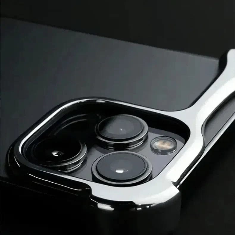 Minimalist Frame Bumper Case With Camera Lens Protector for Apple iPhone - Ktusu