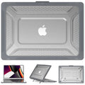 Honeycomb Heavy Duty Fold Kickstand with TPU Bumper Hard Case for MacBook - Ktusu