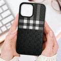 Santa Barbara Classic Plaid Series Phone Back Case for Apple iPhone - Ktusu