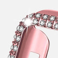 Dual Rhinestone Frame Hard Slim 360 Degree Body Bumper for iWatch - Ktusu