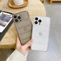 3D Puffer Pattern Soft TPU Silicone Phone Case for Apple iPhone - Ktusu