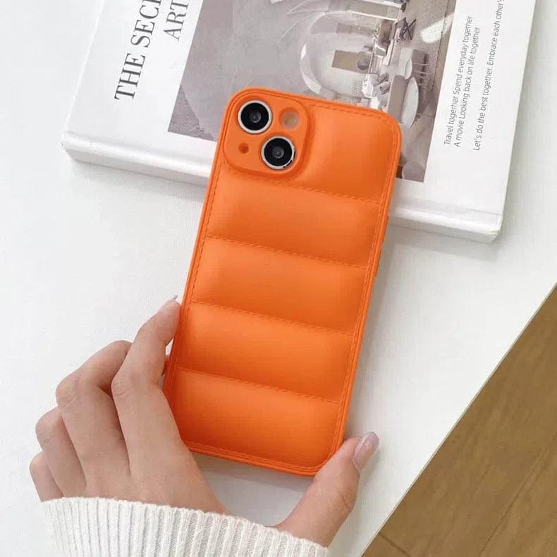 3D Puffer Pattern Soft TPU Silicone Phone Case for Apple iPhone - Ktusu