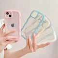 Wavy Edge Soft TPU Dual Layer Phone Back Case for Apple iPhone - Ktusu