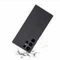 Carbon Fiber Texture Soft Coating Hard Phone Back Case for Samsung Galaxy - Ktusu