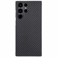 Carbon Fiber Texture Soft Coating Hard Phone Back Case for Samsung Galaxy - Ktusu