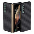 Carbon Fiber Texture Hard Phone Back Case for Samsung Galaxy Z Fold - Ktusu