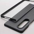 Carbon Fiber Texture Hard Phone Back Case for Samsung Galaxy Z Fold - Ktusu