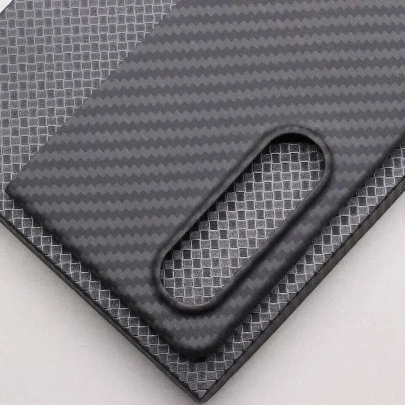 Carbon Fiber Texture Hard Phone Back Case for Samsung Galaxy Z Fold - Ktusu