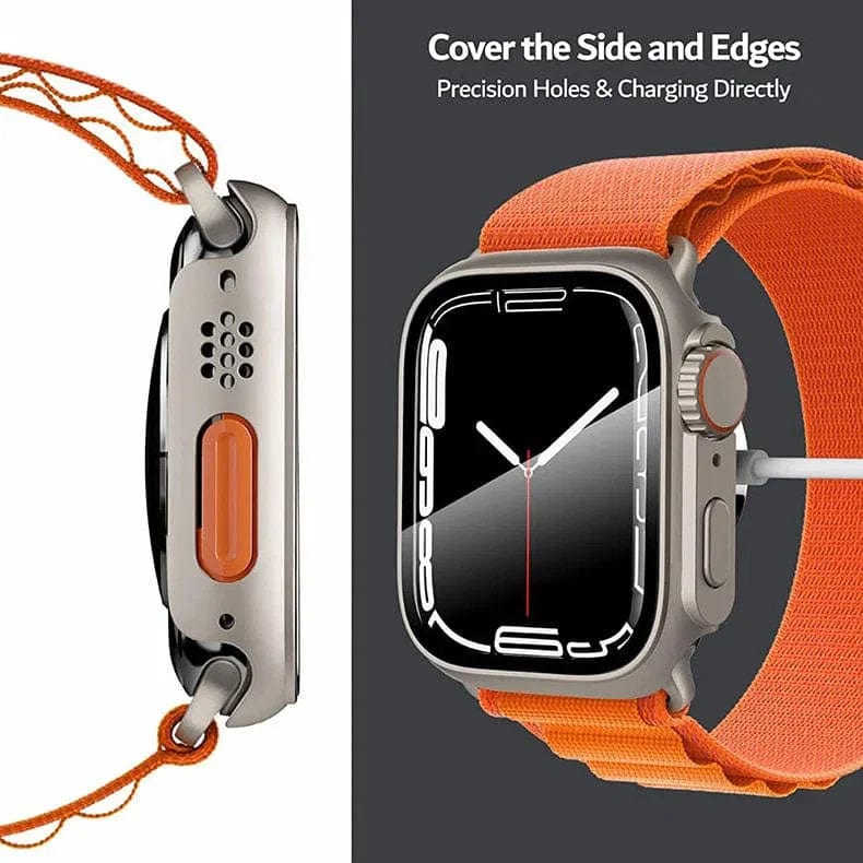 in Build Glass Case for iWatch 45 and 44 into an iWatch Ultra snap-on cover - Ktusu