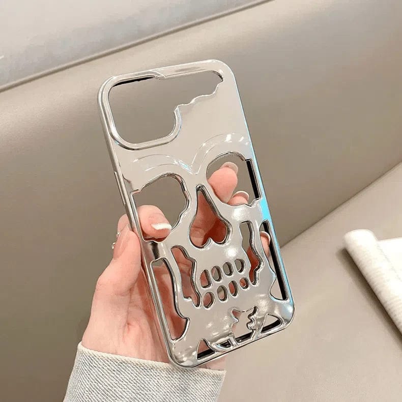 Hollow Skull Design Soft Phone Back Case for Apple iPhone - Ktusu