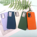 3 in 1 Metal Camera Frame Matte TPU Phone Back Case for Samsung Galaxy - Ktusu