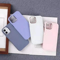 3 in 1 Metal Camera Frame Matte TPU Phone Back Case for Apple iPhone - Ktusu