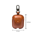 Leather Protective Personalized Waterproof Case for Apple Airpods - Ktusu