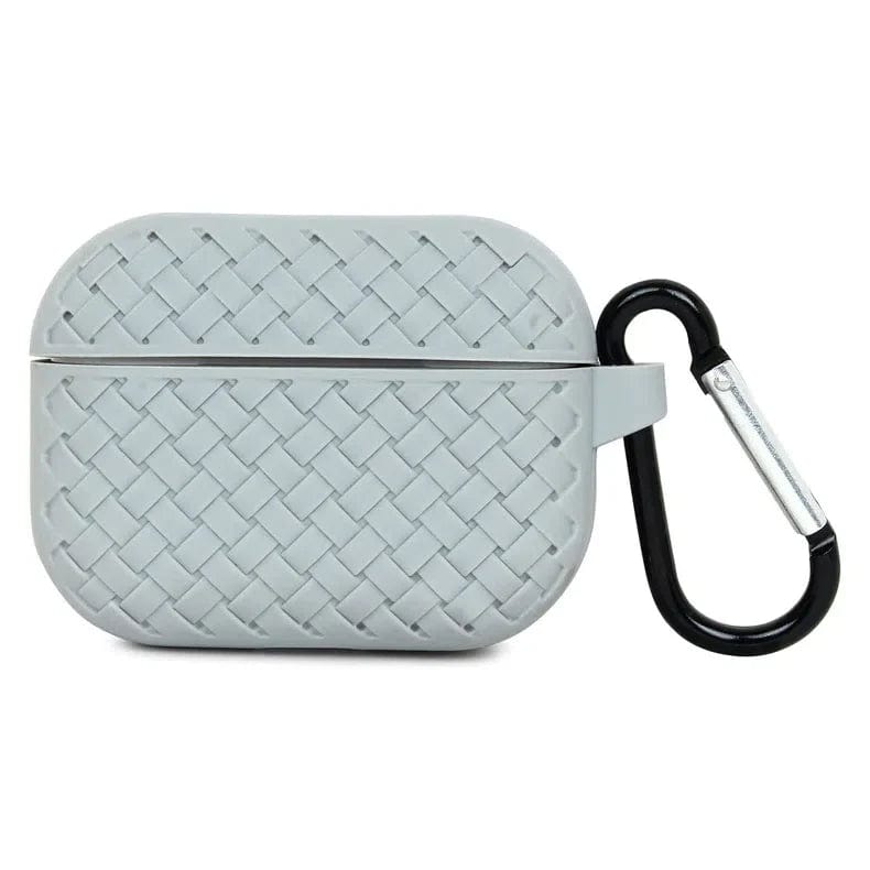 Woven Pattern Silicone Soft Case for Apple Airpods - Ktusu