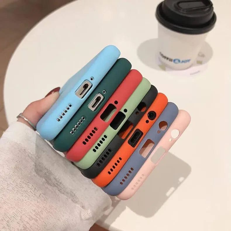 Soft TPU Inner Cloth Phone Back Case for Apple iPhone - Ktusu