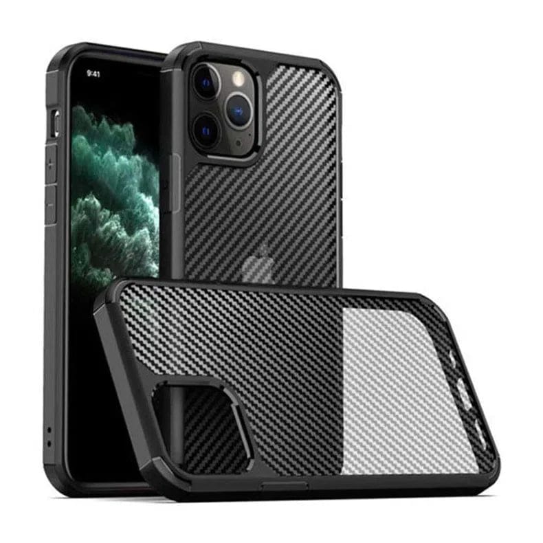 Carbon Style Super Strong Phone Back Case for Apple iPhone - Ktusu