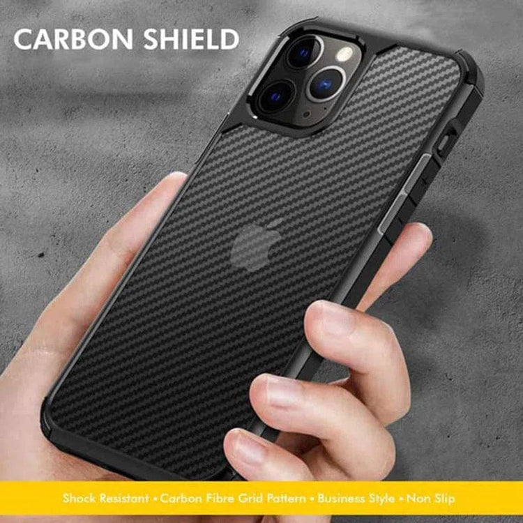 Carbon Style Super Strong Phone Back Case for Apple iPhone - Ktusu