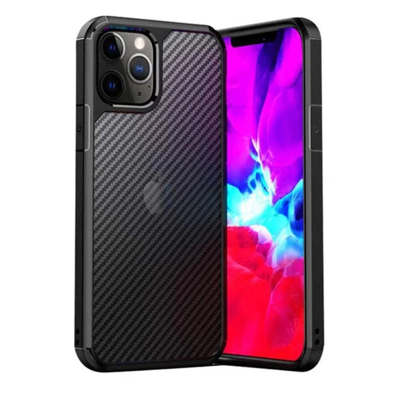 Carbon Style Super Strong Phone Back Case for Apple iPhone - Ktusu