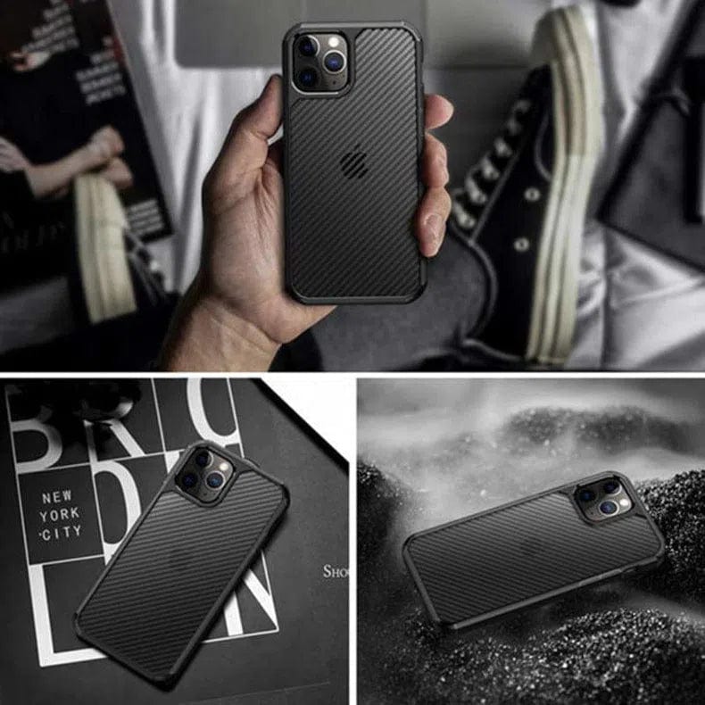 Carbon Style Super Strong Phone Back Case for Apple iPhone - Ktusu