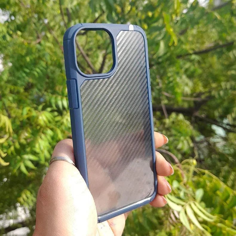 Carbon Style Super Strong Phone Back Case for Apple iPhone - Ktusu