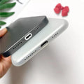 0.4mm Frosted Slim Matte Paper Phone Back Case for Apple iPhone - Ktusu