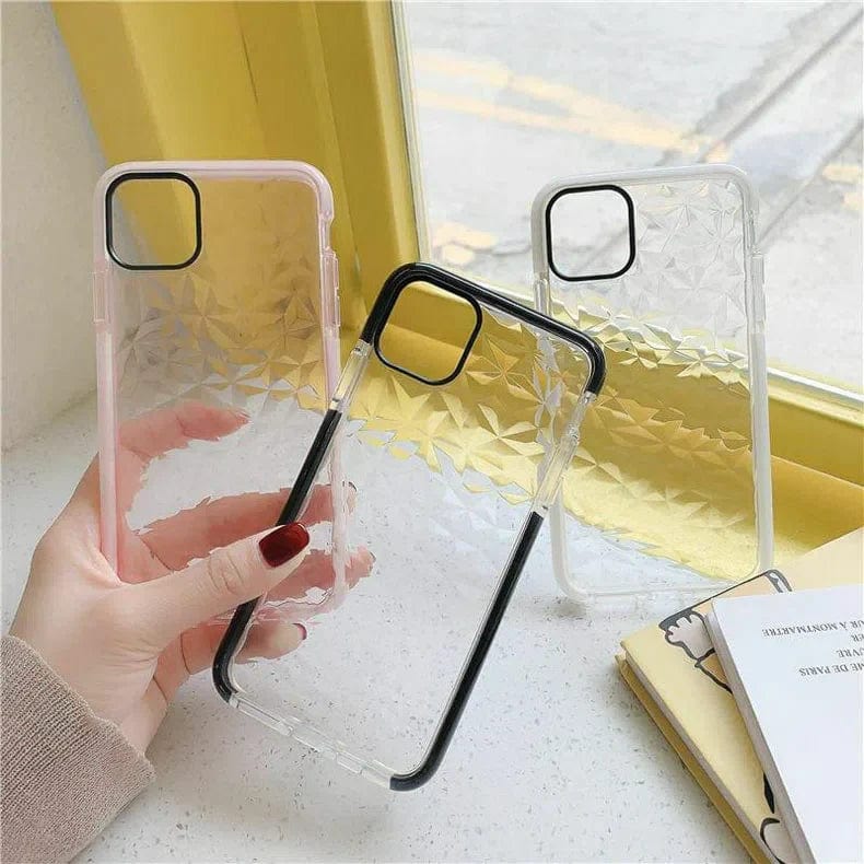 3D Geometric AIR Prism Soft Phone Back Case for Apple iPhone - Ktusu