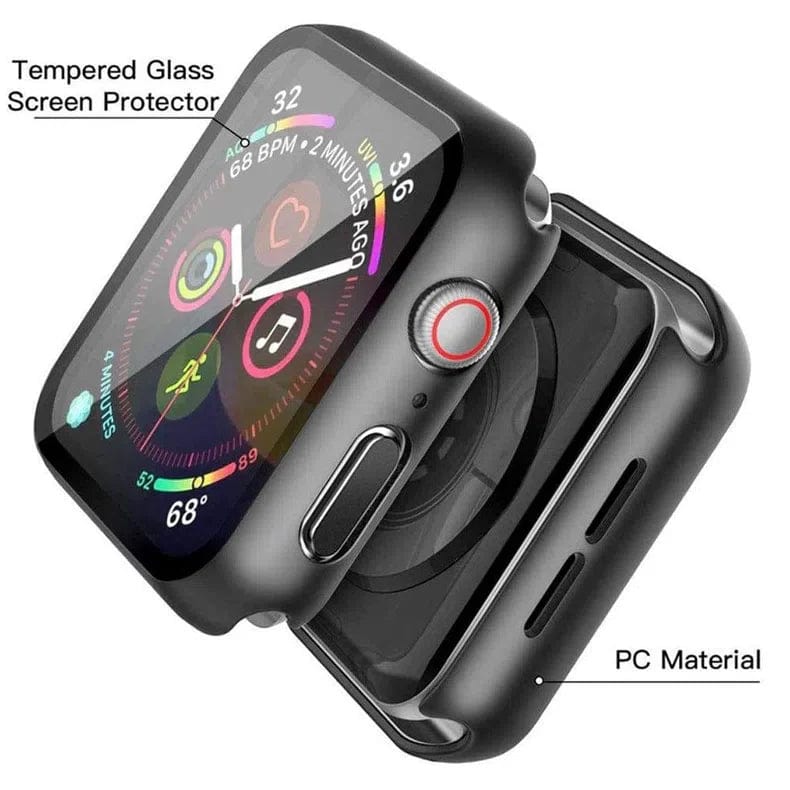 Matte Protective Watch Case with in-build Glass for iWatch - Ktusu