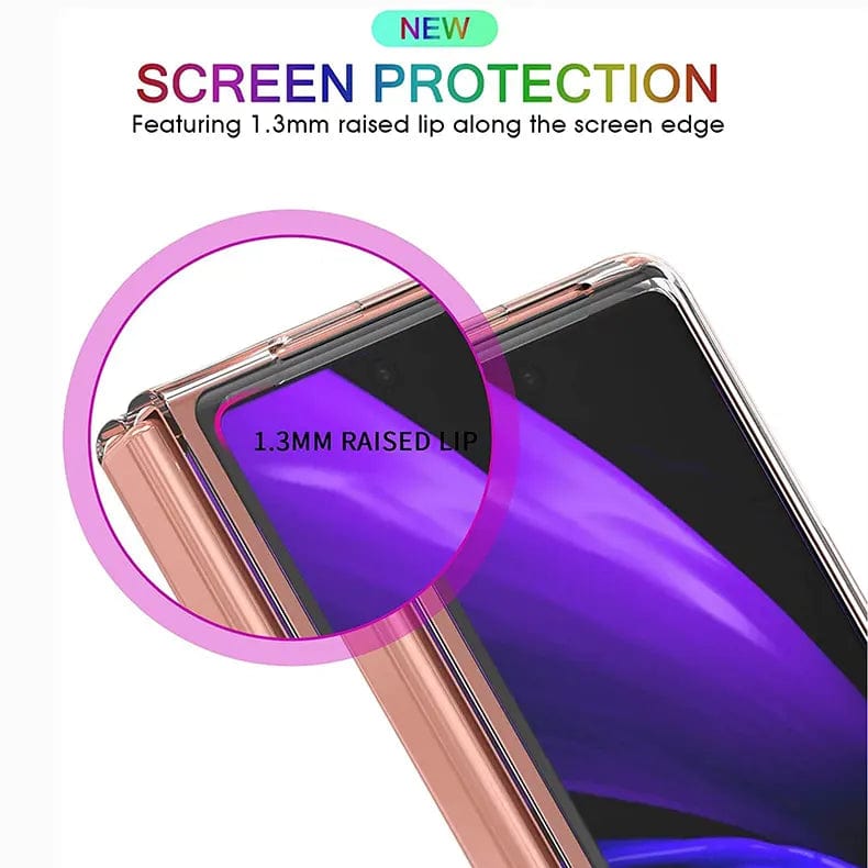 Camera Protective Crystal Clear Phone Back Case for Samsung Galaxy Z Fold - Ktusu