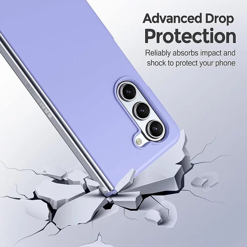 Liquid Silicone Soft Touch Feel hard Phone Back Case for Samsung Galaxy Z Fold - Ktusu