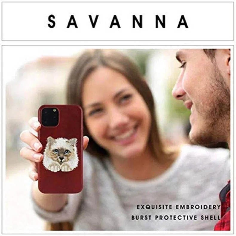 Santa Barbara Cat Savanna Series Hard Phone Back Case for Apple iPhone - Ktusu