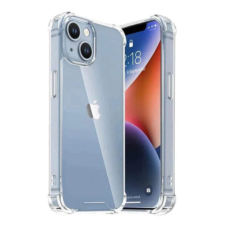 Shockproof Transparent Hard Phone Back Case for Apple iPhone - Ktusu