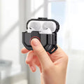 Auto Snap Switch Case with Secure Lock Clip for Apple Airpods - Ktusu