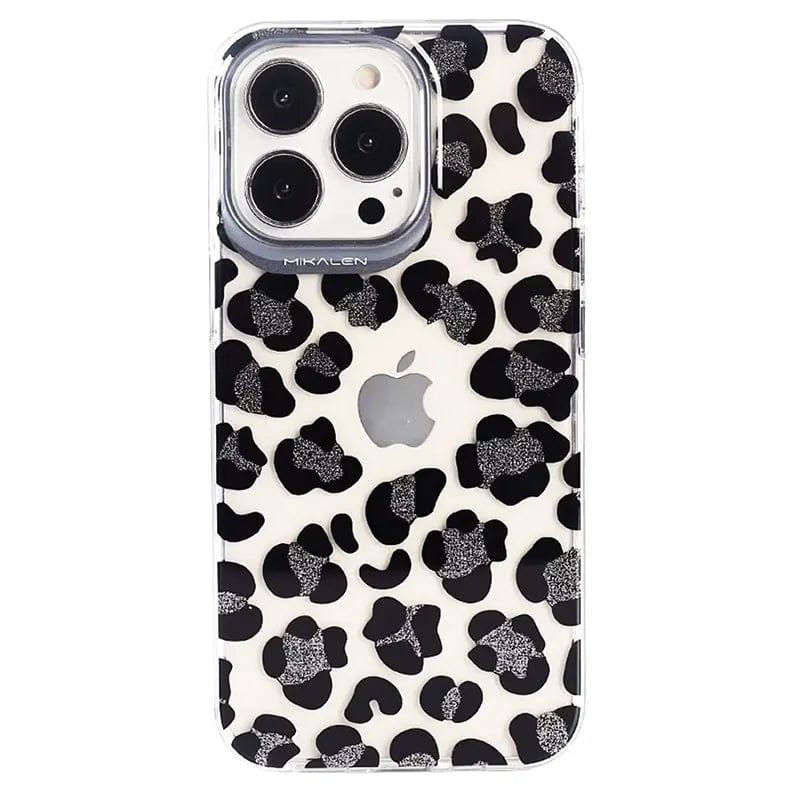 Mikalen Cheetah Print Soft Edge Hard Phone Back Case for Apple iPhone - Ktusu