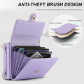 Crossbody Strap Leather Texture Case for Samsung Galaxy Z Flip 6 - Ktusu