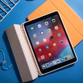 Leather Texture TPU Fabric Finish Back Case for iPad - Ktusu