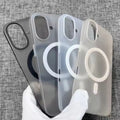 Frosted Ultra-thin Slim Matte MagSafe Hard Phone Back Case for Apple iPhone - Ktusu