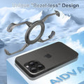 Rotation Kickstand Metal Hollow Frameless Heat Dissipation MagSafe Bumper for Apple iPhone - Ktusu