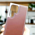 iShock Leather Chrome Electroplating Frame Case for Samsung Galaxy - Ktusu