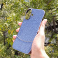 Frameless Shiny Hard Fabric Phone Back Case Cover for iPhone - Ktusu