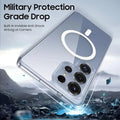 MagSafe Transparent Hard  Phone Back Case for Samsung Galaxy - Ktusu