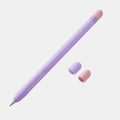 Soft Silicone Stylus Pen Sleeve Case for Apple Pencil 2 Lavender - Ktusu