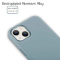 3 in 1 Metal Camera Frame Matte TPU Phone Back Case for Samsung Galaxy Samsung S20 FE / Sierra Blue - Ktusu