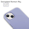 3 in 1 Metal Camera Frame Matte TPU Phone Back Case for Samsung Galaxy Samsung S21 Plus / Purple - Ktusu