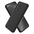 Liquid Silicone Soft Touch Feel hard Phone Back Case for Samsung Galaxy Samsung S23 FE / Black - Ktusu