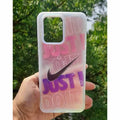 Starbucks Matte Reflective Hard Phone Back Case for Samsung Galaxy Samsung S23 / Just Do It - Ktusu