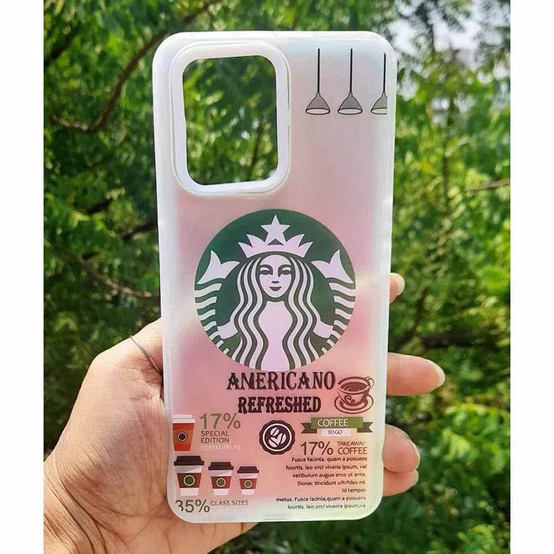 Starbucks Matte Reflective Hard Phone Back Case for Samsung Galaxy Samsung S23 / Starbuks 2 - Ktusu