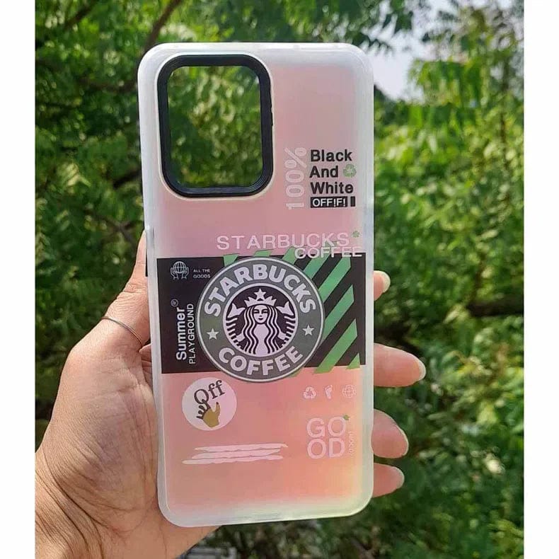 Starbucks Matte Reflective Hard Phone Back Case for Samsung Galaxy Samsung S23 / Starbuks 4 - Ktusu