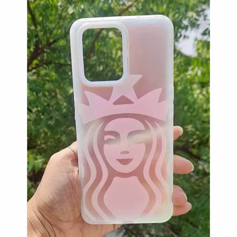 Starbucks Matte Reflective Hard Phone Back Case for Samsung Galaxy Samsung S23 / Starbuks 5 - Ktusu